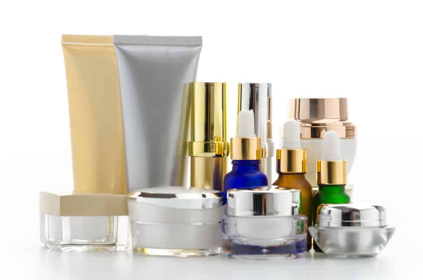 Emballage produits de beauté